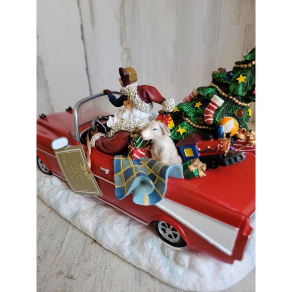 Ridgefield home Santa Claus red car light up music toy tree kid figure - Picture 10 of 11